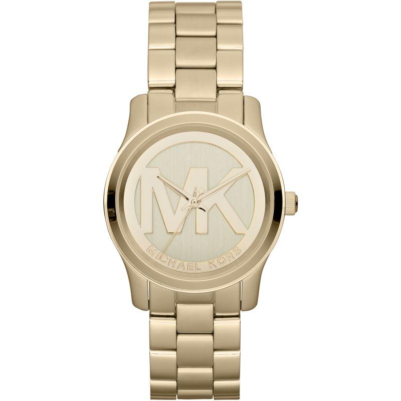 Michael Kors Ladies Runway Yellow Gold Watch - MK5786